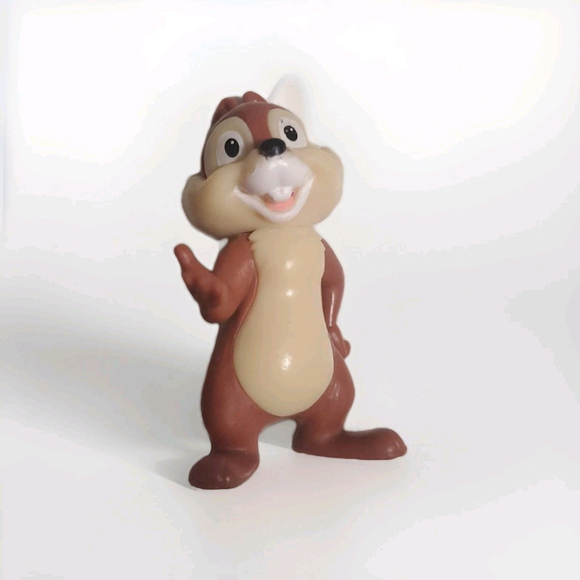 Vintage Disney Chip and Dale PVC Figures Set of 2 - 2" Miniature Toy Figurines - Picture 3 of 4